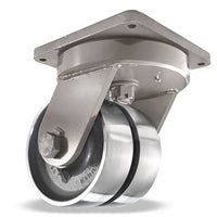 Hamilton Ultra Maxi-Duty Dual-Wheel Swivel Caster with 14" x 5" Nylast Wheel with 2" Precision Ball Bearing