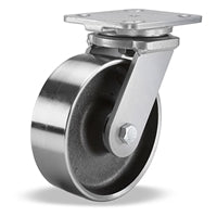 Hamilton Workhorse Swivel Caster with 6" x 2" Forged Steel Wheel with 1/2" Sealed Precision Ball Bearing