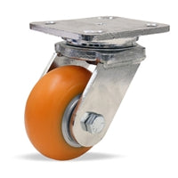 S-WHS-42EMB Hamilton Stainless Steel Swivel Caster - 4x2 Ergo-Tech Wheel - Industrial Grade with Precision Ball Bearings