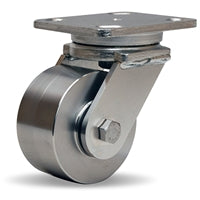 S-WHS-4SZ Hamilton Stainless Steel Swivel Caster | 4" x 2" Wheel with 3/4" Delrin Bearing – Industrial Strength & Durability