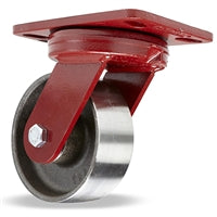 S-ZFHS-5FSB Hamilton Spinfinity - Durable Maintenance-Free Kingpinless Swivel Caster with 5"x2" Forged Steel Wheel & 3/4" Sealed Precision Ball Bearings - Ideal for Heavy-Duty Industrial Applications