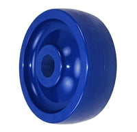 6" X 2" BLUE SOLID POLYURETHANE (NON MARKING) WHEEL - 900 LBS CAPACITY