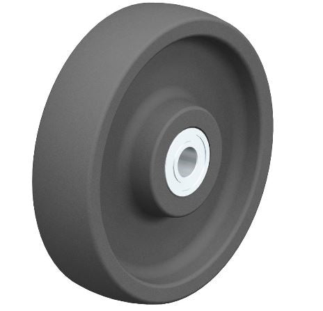 8" x 2" Nylon Wheel with 2200 lbs Load Capacity and Ball Bearing