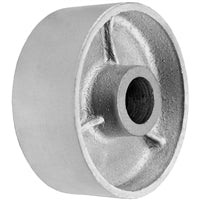 5" X 2" GRAY IRON SEMI STEEL WHEEL - 1,000 LBS CAPACITY