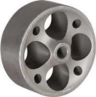 3" X 1-1/4" GRAY IRON SEMI STEEL WHEEL - 250 LBS CAPACITY