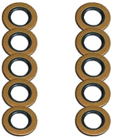 Steel on Neoprene Flat Washers | 3/4" I.D. x 1-3/16" O.D. - PACK OF 10