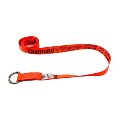 TOW-120WDR-DW - 2" x 10' Lasso Strap w/ Wire D-Ring-BEST: High Load Capacity Towing Equipment for Heavy-Duty Tasks