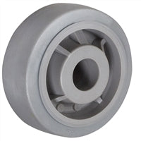 4" X 2" GRAY THERMO RUBBER (NON MARKING) WHEEL - 350 LBS CAPACITY