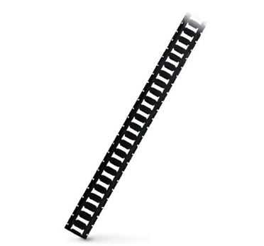 TRKE-H - E Track Horizontal Rail, 10 Feet Long, 12 Gauge Steel, Galvanized Finish, Rust Resistant, 2" Slot Spacing, 14 lbs Weight