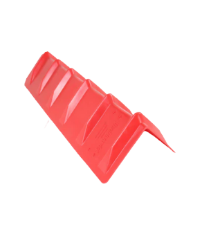 36" Vee Board Corner Protector (Red) - Durable Polyethylene Cargo Edge Guard for 2-4" Webbing