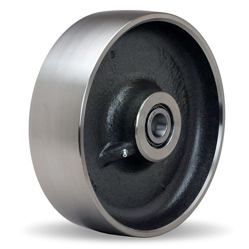 10" x 3" Hamilton Forged Steel Caster Wheel with 16,000 lbs Capacity and 2 3/16" Bore