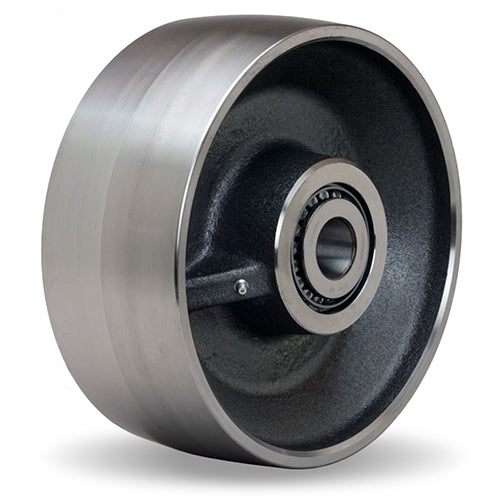 10" Forged Steel Caster Wheel with 18,000 lb Capacity and 1-1/2" Tapered Roller Bearing