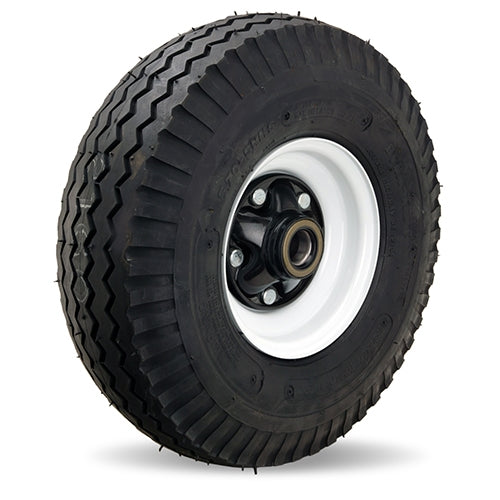 Hamilton Pneumatic Air-Filled Rubber Tired Wheel W-250-PRT-1-1/4, 25” Diameter, 7.5" Wide, 3800 lbs Load Capacity with 1 1/4" Sealed Precision Tapered Roller Bearing