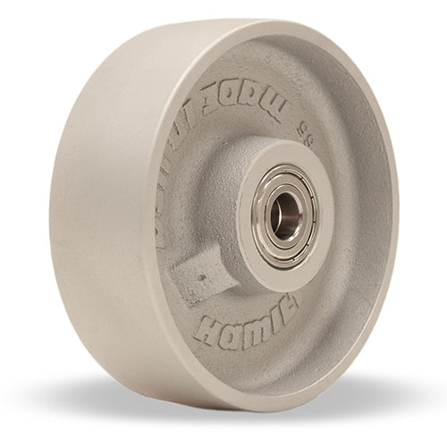 Robust High-Temperature Caster Wheel - W-620-HMB-1/2 - 6" Diameter x 2" Wide x 2 1/2" Hub - Resists Up to 750F - Precision Ball Bearings