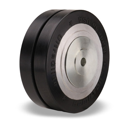 Heavy Duty 6" Twin Wheel Casters | 2025lb Capacity | Polyurethane | Smooth & Quiet | W-620-SWF70D-1/2