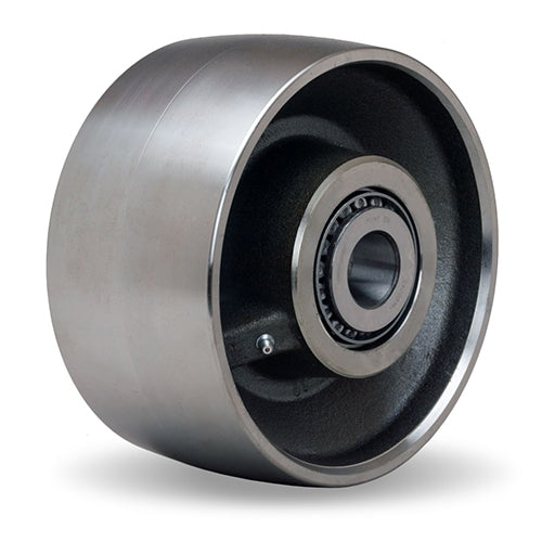 8" x 4" Hamilton Forged Steel Wheel with 1-1/2" Precision Tapered Roller Bearings - 17,000 lb Capacity