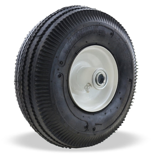 Hamilton W-9-PR-5/8 Pneumatic Wheel - 10" Air-Filled Rubber Tire with 5/8" Ball Bearing for Industrial Use