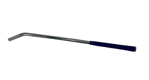 W-TDBAR-34BH - 34" Tie Down Bar | High Strength & Durability | Blue Grip Sleeve, Chrome Finish