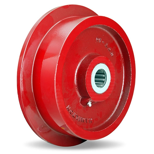 Hamilton WFT-10L-1-15/16 Cast Iron Single Flanged Track Wheel - 10" Diameter, 2 1/2" Face, 3 1/4" Hub Length with 1 15/16" Bore for Industrial & Manufacturing Applications