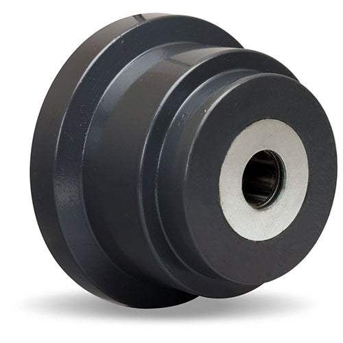 Hamilton WFT-45H-1-1/2 Steel Single Flanged Track Wheel - 4.5" Diameter, 1.625" Face, 3.25" Hub with 1-1/2" Bearing for Industrial Use