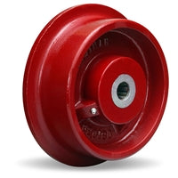 Hamilton WFT-82T-3/4 Cast Iron Single Flanged Track Wheel - 8" Diameter, Precision Tapered Roller Bearing for Industrial Use