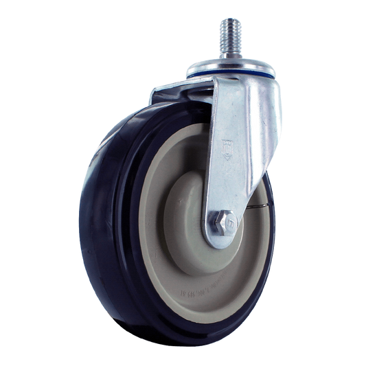 5-Inch Premium Front Swivel Caster for Shopping Carts - Durable and Easy to Install