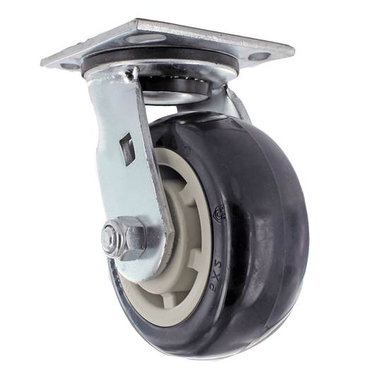 5" x 2" Heavy Duty Swivel Caster with Polyurethane Wheels, 800 lb Capacity