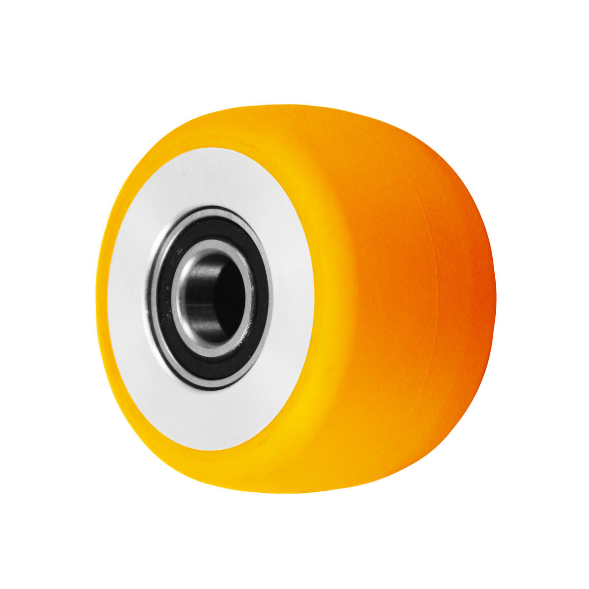3" x 1-13/16" donut polyurethane on aluminum replacement wheel
