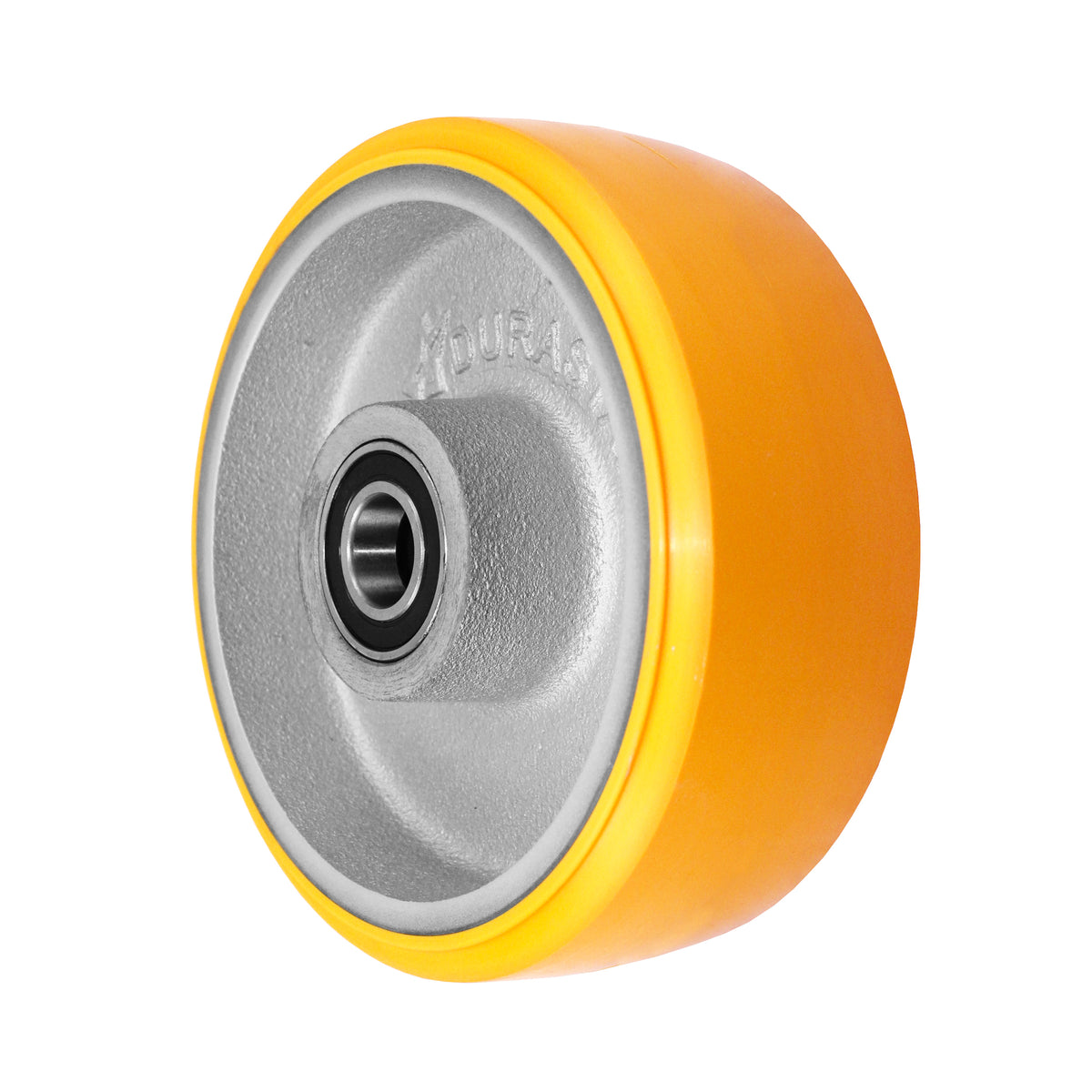 8" x 3" polyurethane on ductile steel replacement wheel