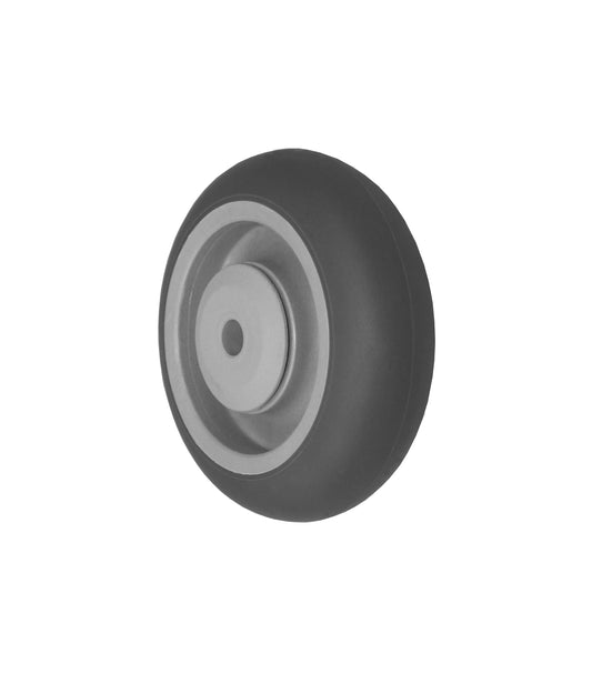 3" x 1-1/4" donut thermoplastic rubber replacement wheel (representative photo)