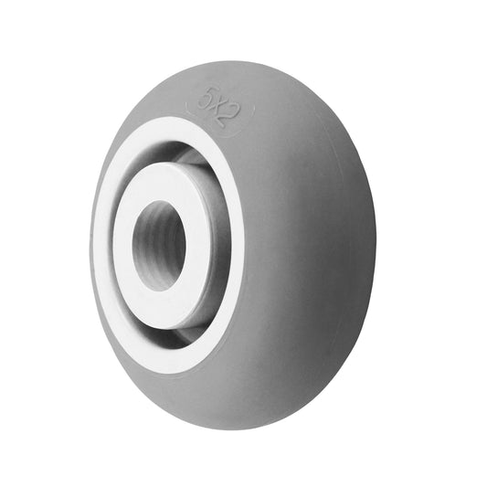 4" x 2" donut thermoplastic rubber replacement wheel (representative photo)