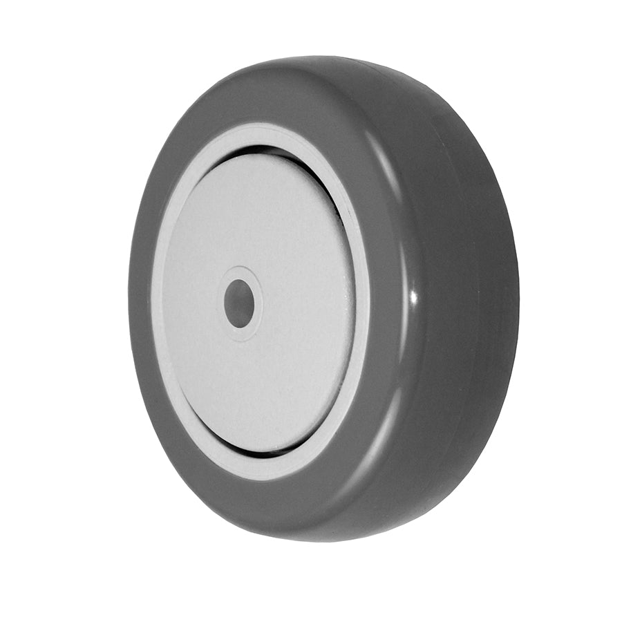 4" x 1-1/4" polyurethane on polyolefin replacement wheel