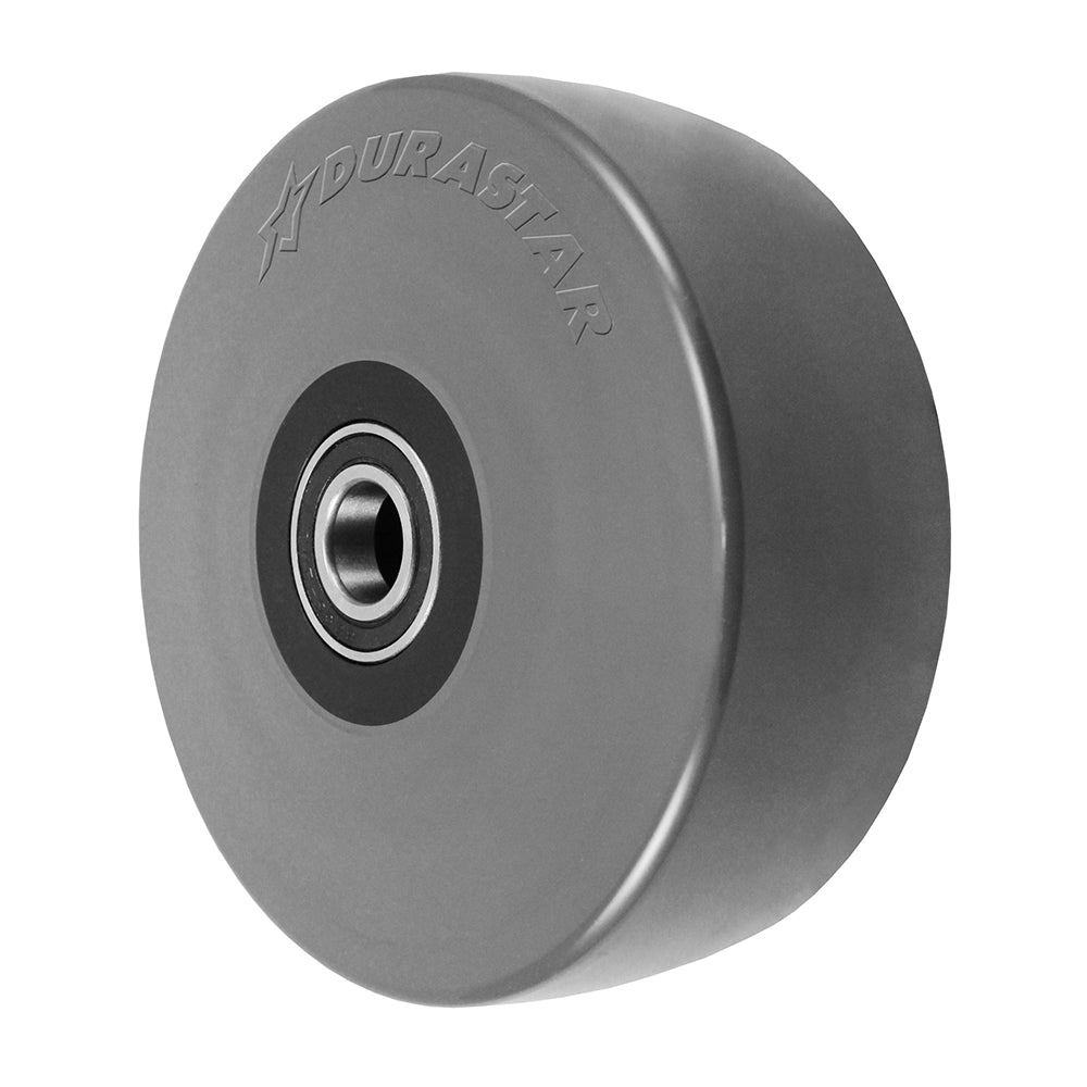 6" x 3" hd solid polyurethane replacement wheel (representative photo)