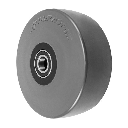 6" x 3" hd solid polyurethane replacement wheel (representative photo)