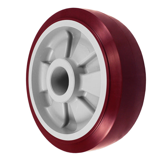 6" x 3" duratough polyurethane replacement wheel (representative photo)