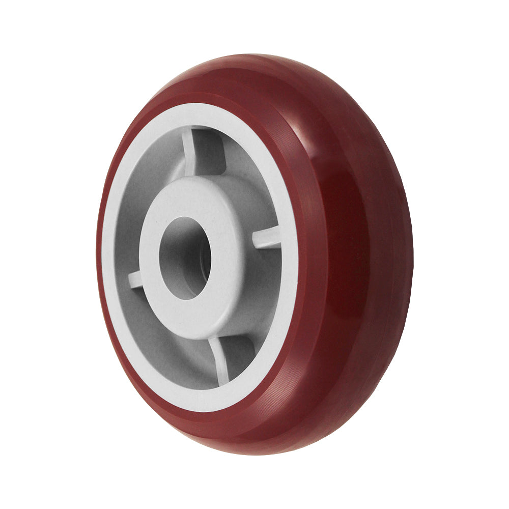 4" x 2" duratough donut polyurethane replacement wheel (representative photo)