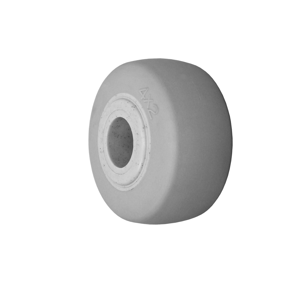 4" x 2" duratek donut rubber replacement wheel
